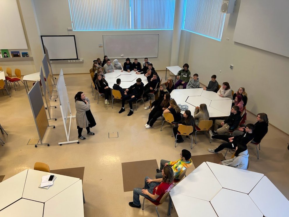 Nemendur í 10.bekk á Snæfellsnesi í heimsókn í FSN