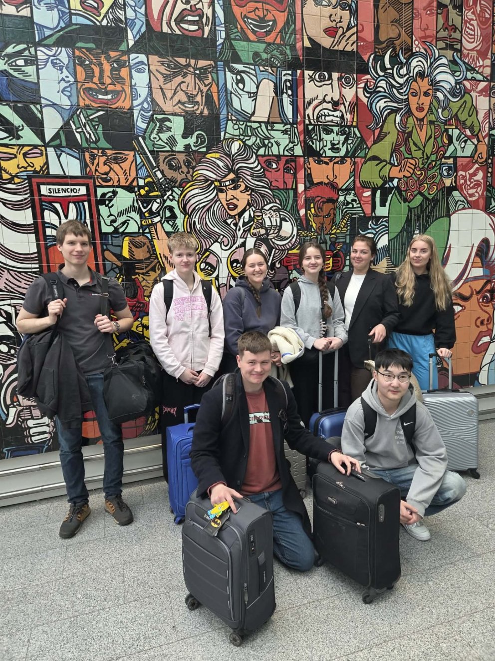 Nemendur Fjölbrautaskóla Snæfellinga í skólaheimsókn til Svíþjóðar.