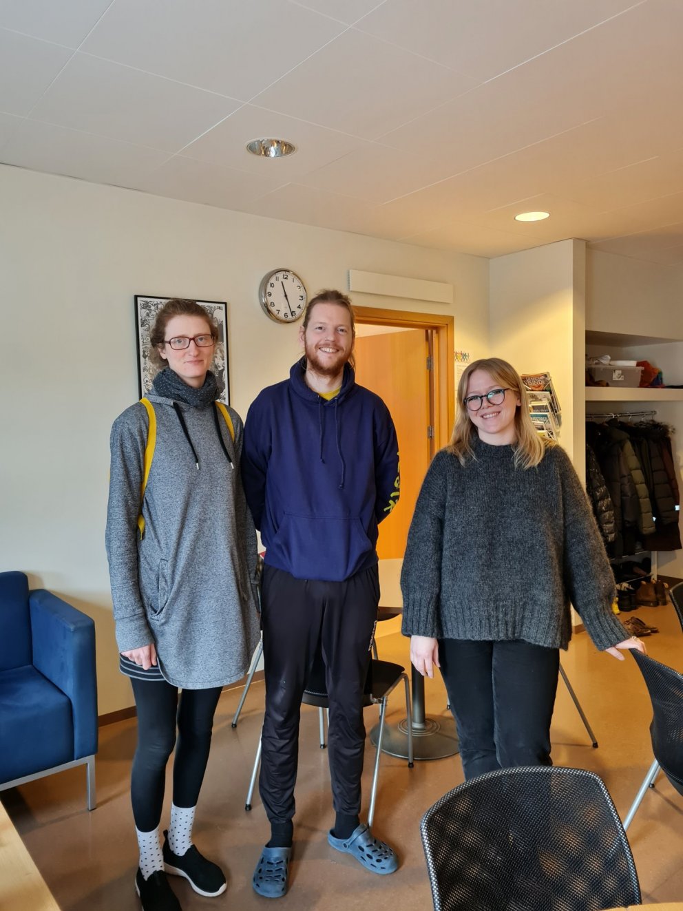 Frá v. Friederike Leiberg, Jakob Johann Stakowski og Sunna Guðný Högnadóttir