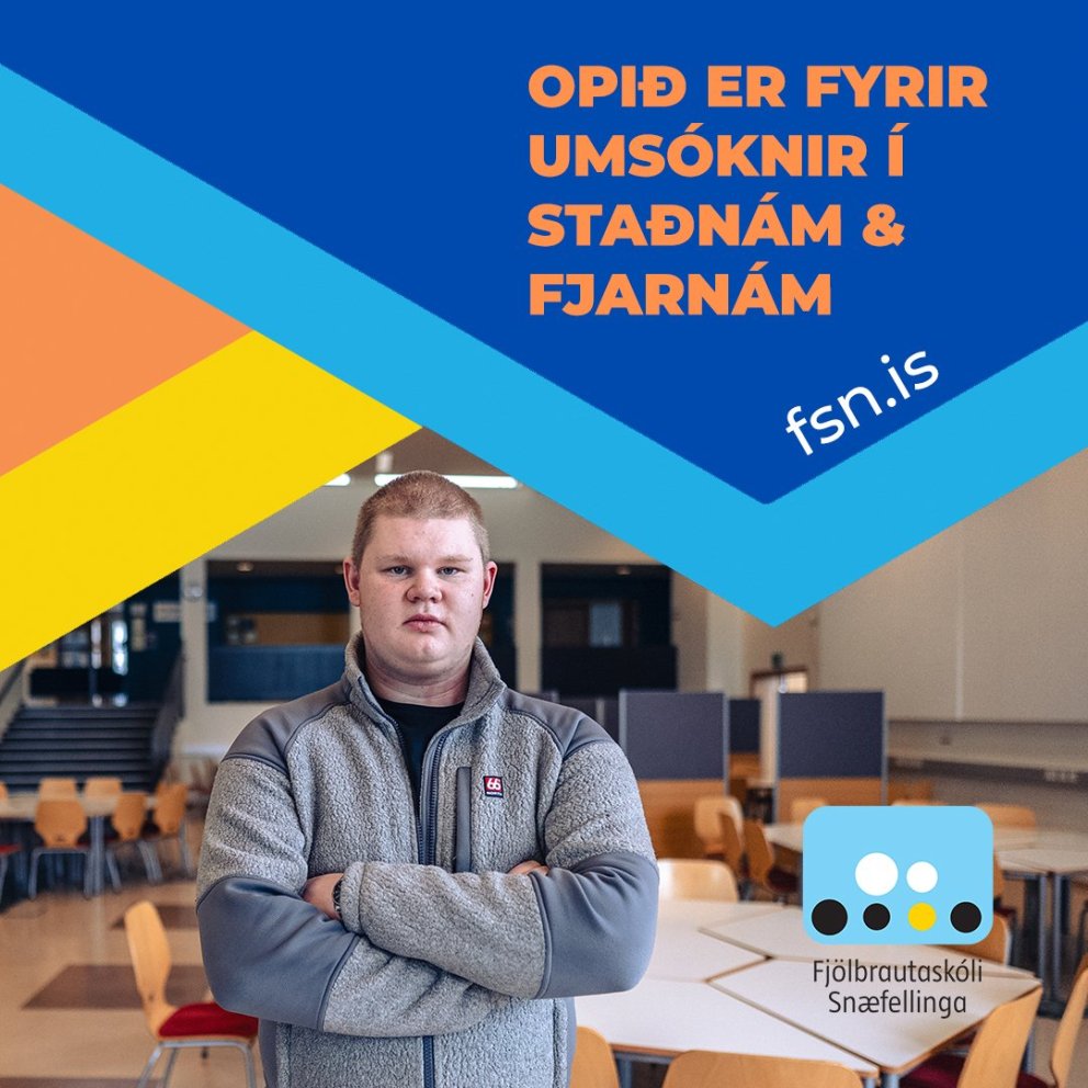 Nýnemar geta sótt um í FSN og enn er laust 
í ákveðna áfanga í fjarnámi.
Hægt er að hafa samband v…