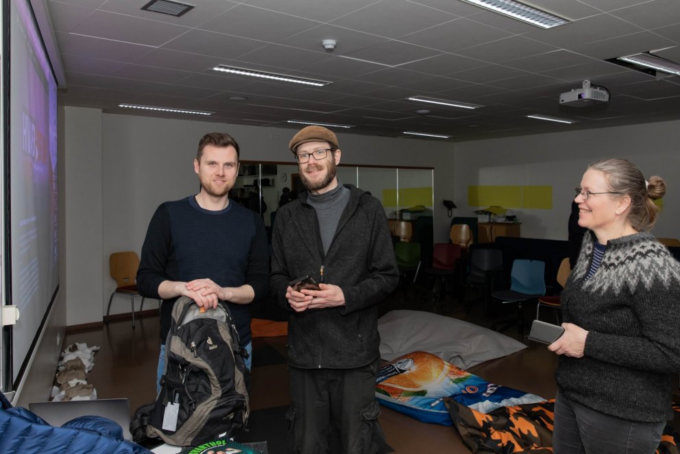 Sævar Helgi Bragason, Loftur Árni Björgvinsson og Áslaug Sigvaldadóttir