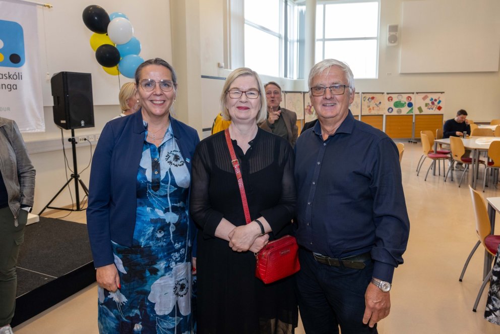 Þrír skólameistarar FSN, Hrafnhildur Hallvarðsdóttir skólameistari frá 2015, Guðbjörg Aðalbergsdótti&hellip;