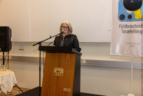Björg Ágústsdóttir bæjarstóri
Mynd tók Tómas Freyr Kristjánsson