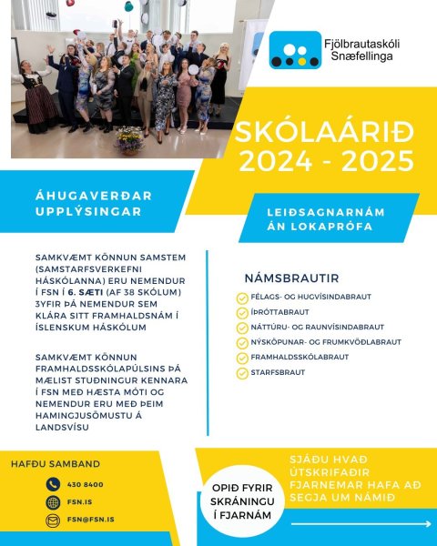 Kennslu á haustönn lokið og kennarar vinna að námsmati