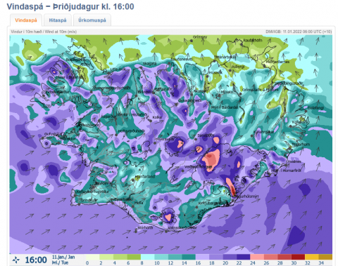 Skólaakstur fellur niður á morgun vegna veðurs. Skólahald verður á TEAMS