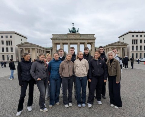 Nemendur í þýskuáfanga fóru til Berlinar ásamt kennara sínum, henni Hólmfríði Friðjónsdóttur