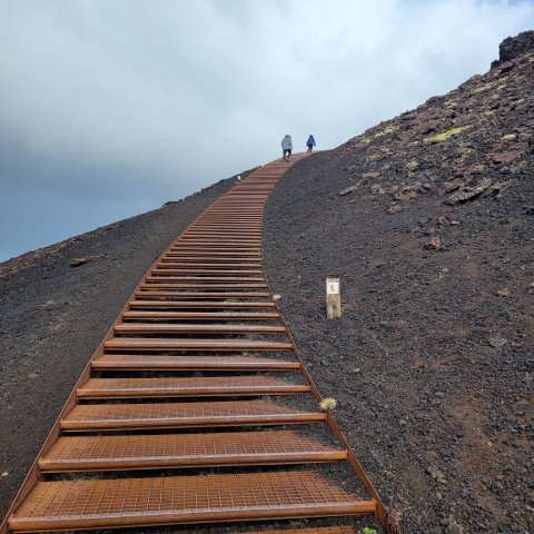 Gengið var á Saxhól