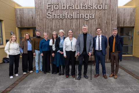 Menntamálaráðherra í heimsókn