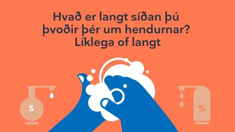 Muna handþvottinn og eins metra regluna